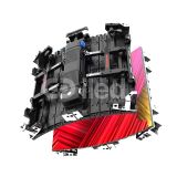 Pantalla LED curva y flexible P3.91 · exterior